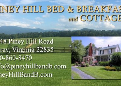 Piney Hill Business Card