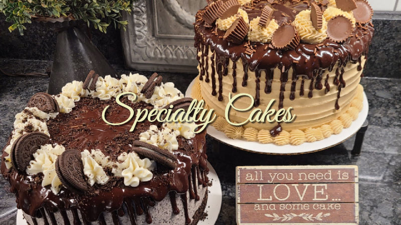 Specialty Cakes at Piney Hill Bed & Breakfast and Cottages in Luray Virginia